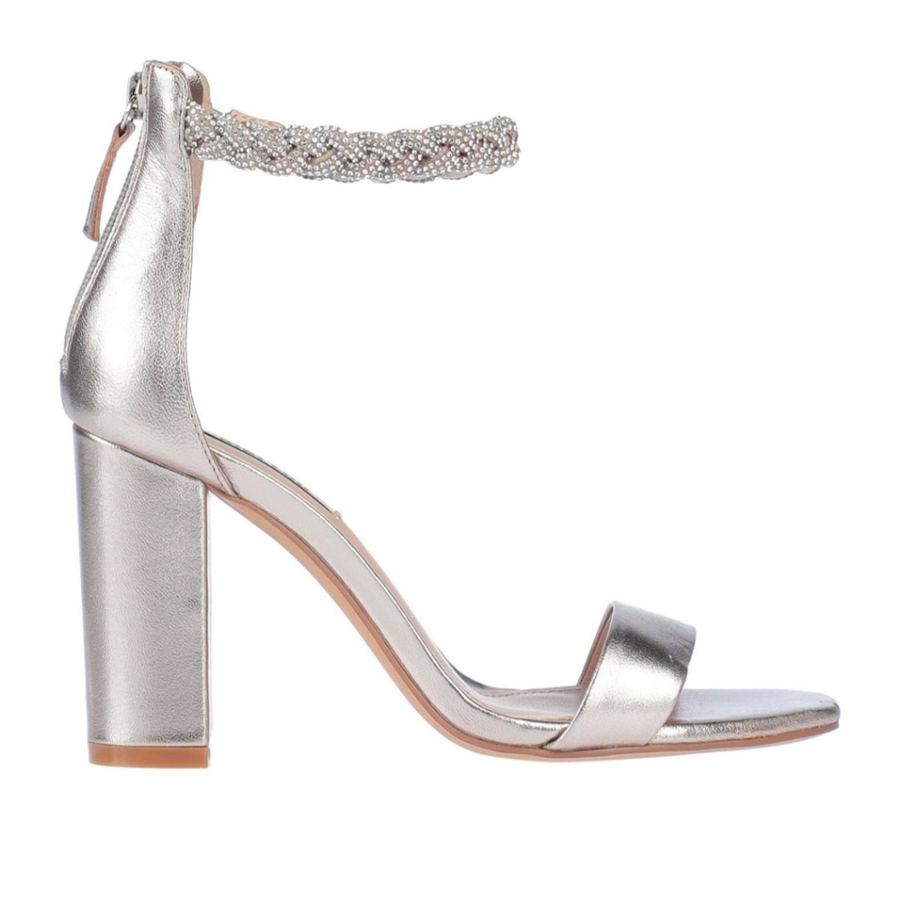 Genuine Leather Platinum Sandals